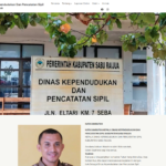 Website Dinas Kependudukan Dan Pencatatan Sipil Sabu Raijua