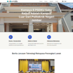 Website PSDKU Sabu Raijua Kampus 6 Politeknik Negeri Jember