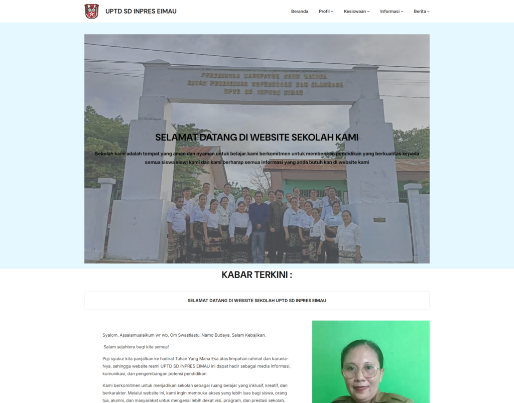 Website SD Inpres Eimau Website SD Inpres Eimau