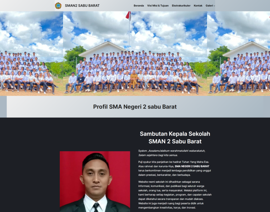 Website SMAN 2 Sabu Barat Website SMAN 2 Sabu Barat