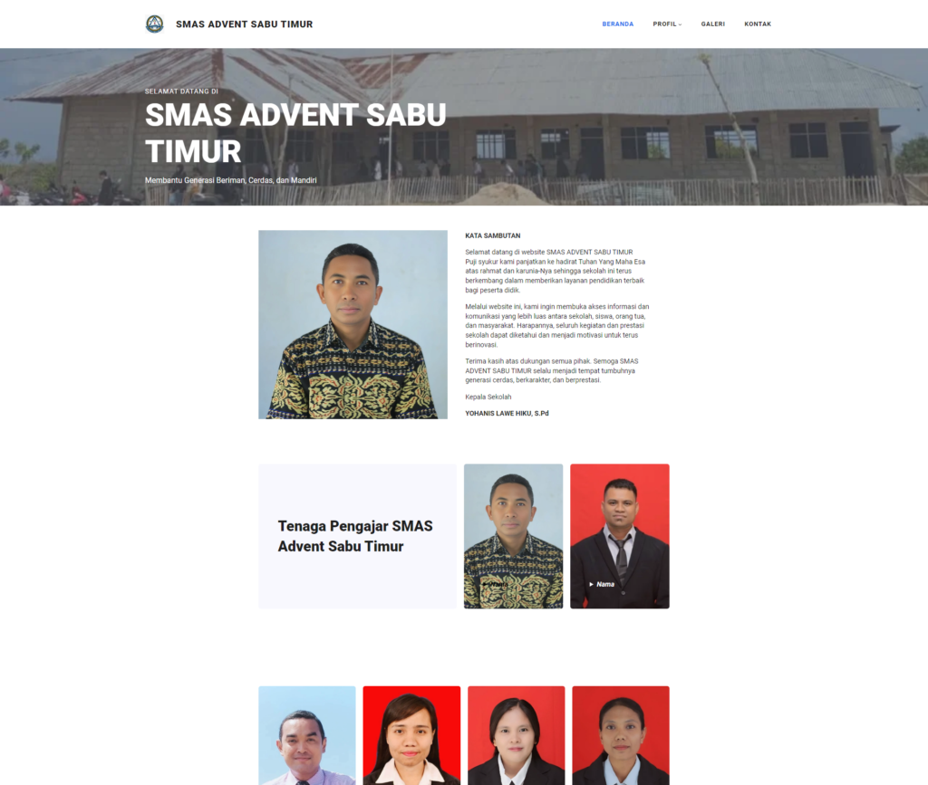 Website SMA Advent Sabu Timur Website SMA Advent Sabu Timur